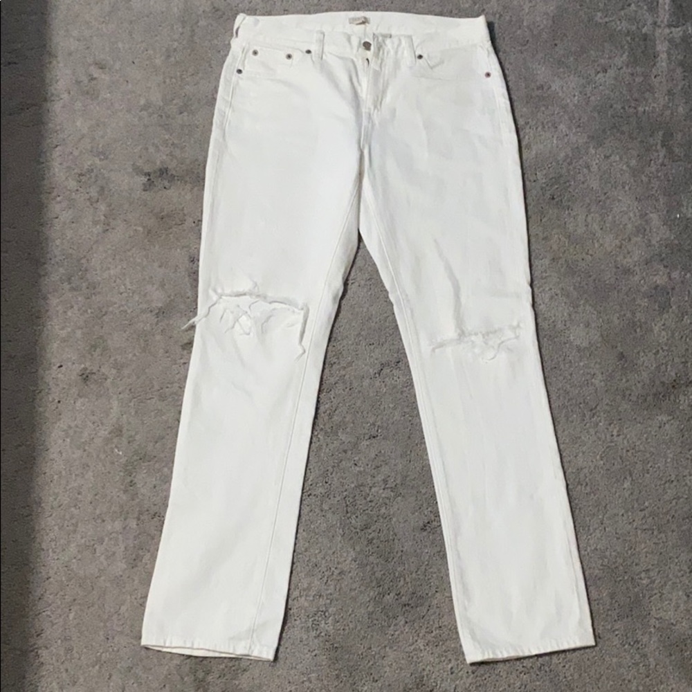 J Crew White Jeans Size 27